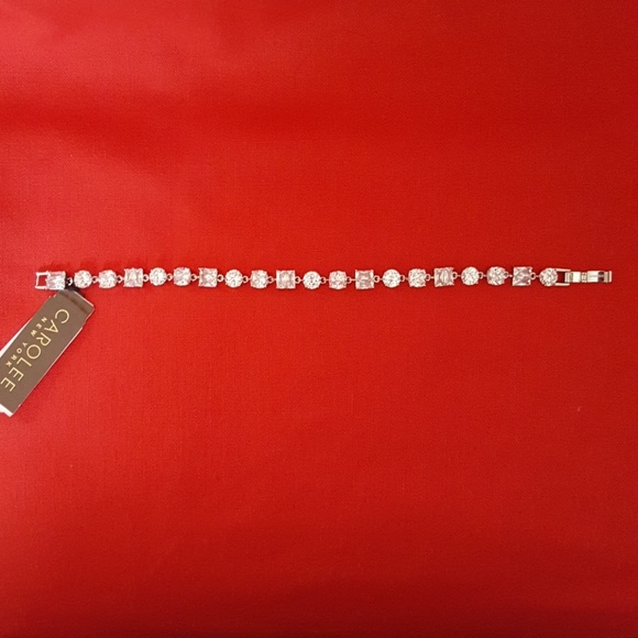 BRAND NEW CAROLEE CRYSTAL CZ FLEX BRACELET - Picture 5 of 8